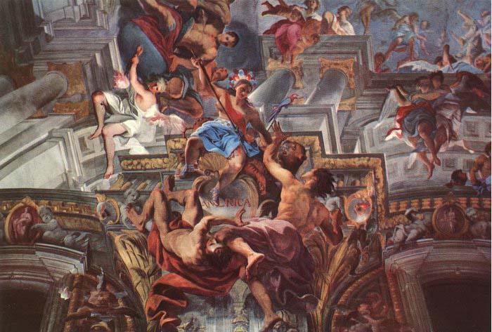 Andrea Pozzo The Apotheose of S. Ignazio oil painting picture